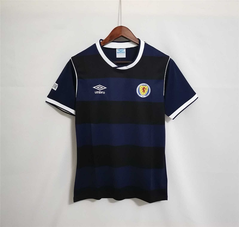 AAA Quality Scotland 1986 World Cup Home Soccer Jersey